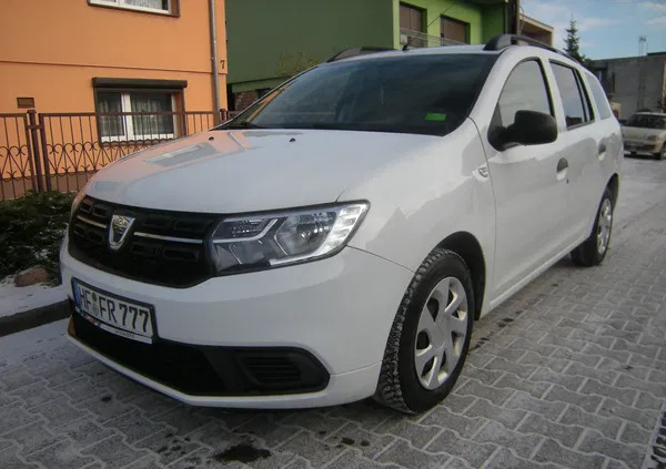 dacia biała Dacia Logan cena 14500 przebieg: 180000, rok produkcji 2017 z Biała